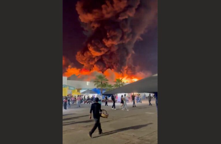  Incendio en Parque Tabasco de Villahermosa deja cinco muertos