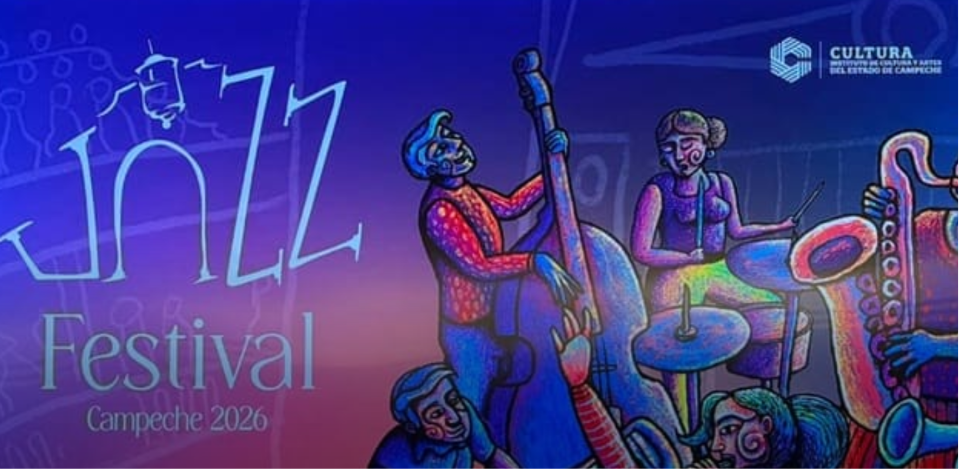 ICAECAM presenta el Festival de Jazz Campeche 2026 con ocho conciertos gratuitos en agosto